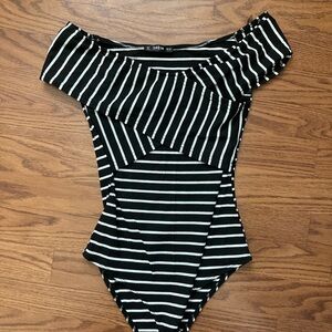 Shein Woman’s Stripped Bodysuit- Like New